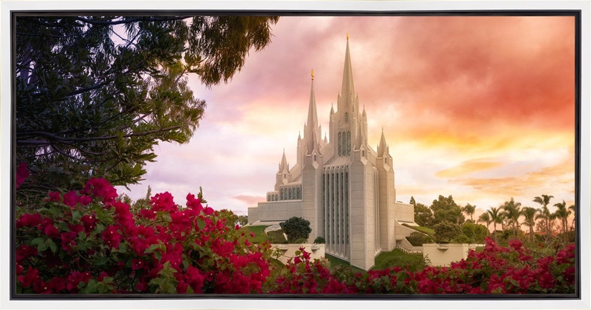 San Diego Flowers Gallery Wrap