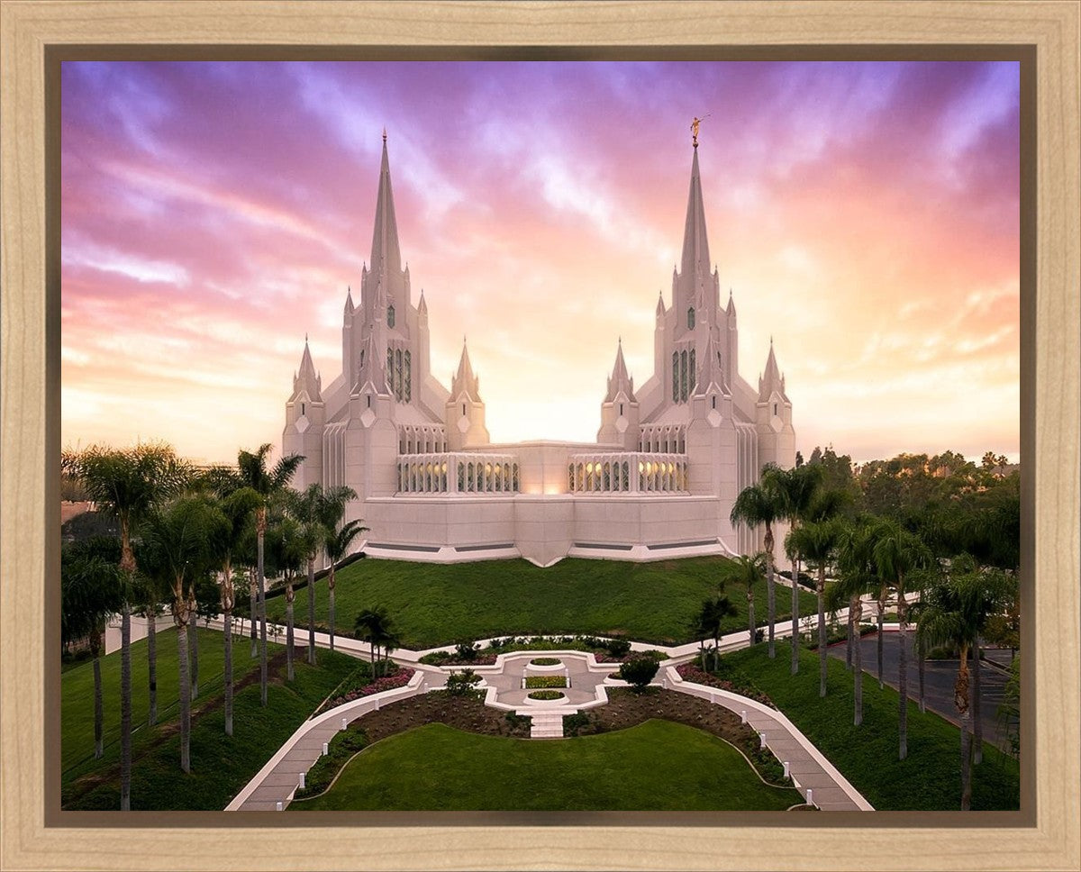 San Diego Sunrise from on High Gallery Wrap