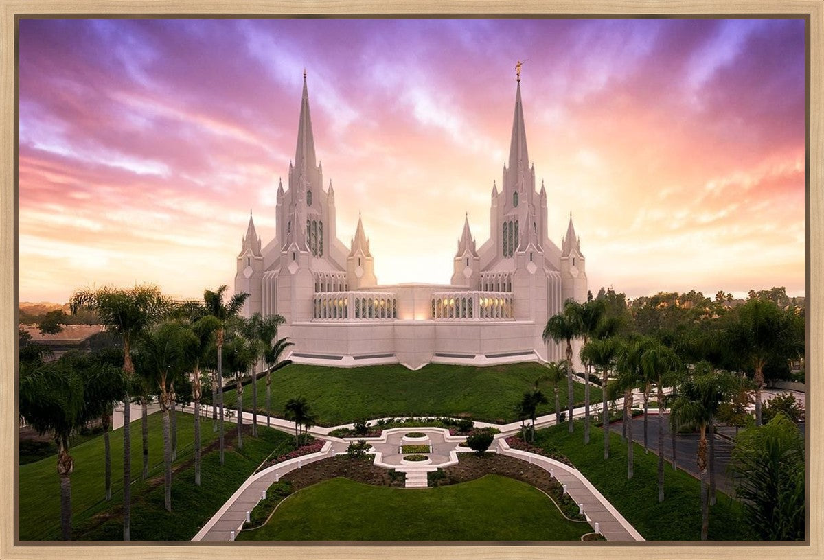 San Diego Sunrise from on High Gallery Wrap