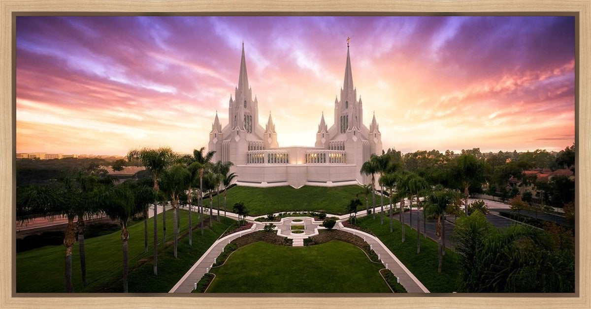 San Diego Sunrise from on High Gallery Wrap