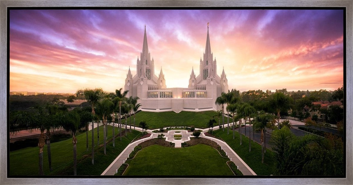 San Diego Sunrise from on High Gallery Wrap