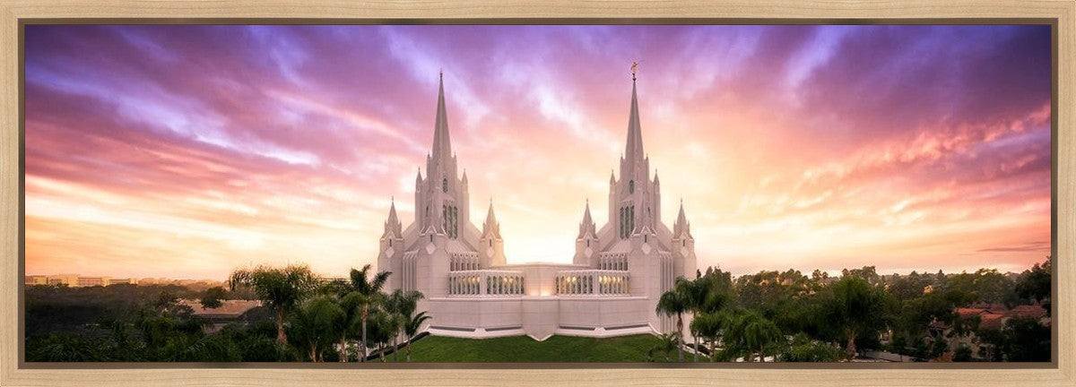 San Diego Sunrise from on High Gallery Wrap
