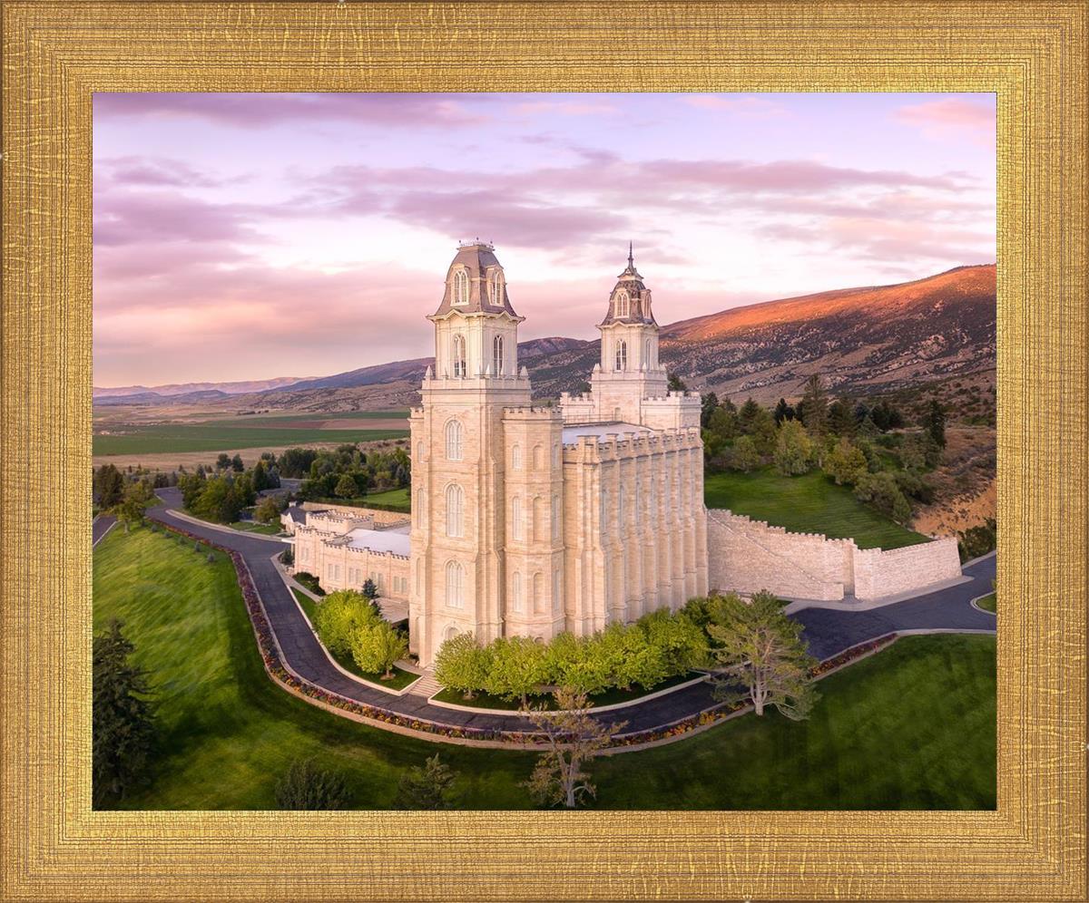 Manti Sunset From On High