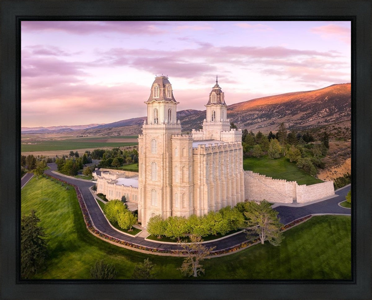 Manti Sunset From On High