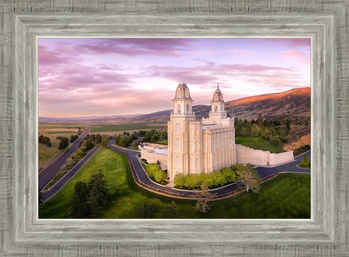 Manti Sunset From On High