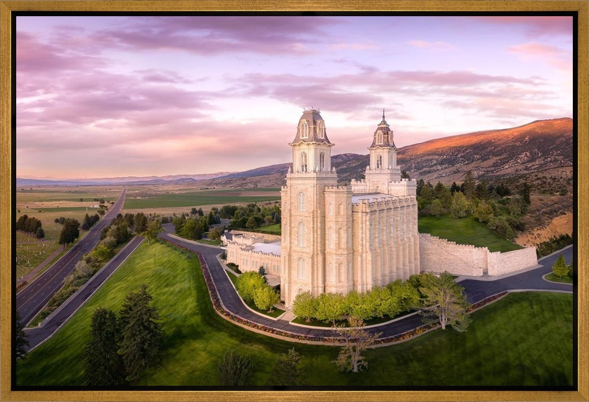 Manti Sunset From On High