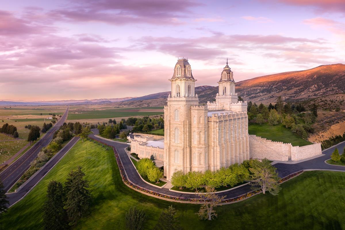 Manti Sunset From On High