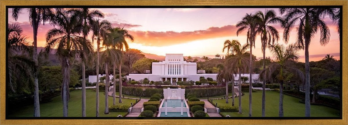 Laie Sunset Aerial