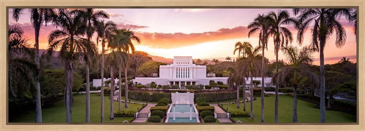 Laie Sunset Aerial