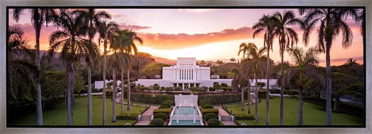 Laie Sunset Aerial