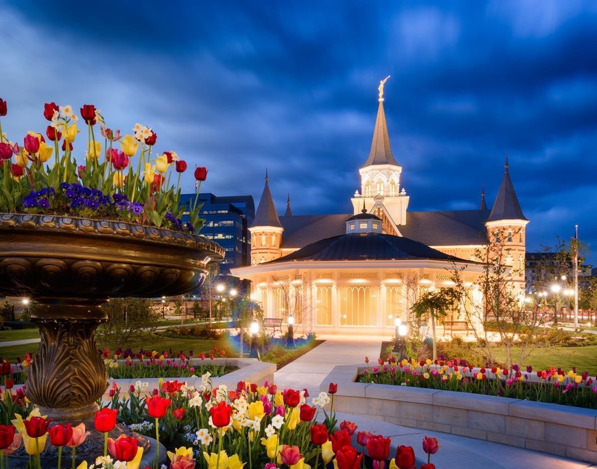 Provo City Center - April Showers Bring May Flowers Gallery Wrap