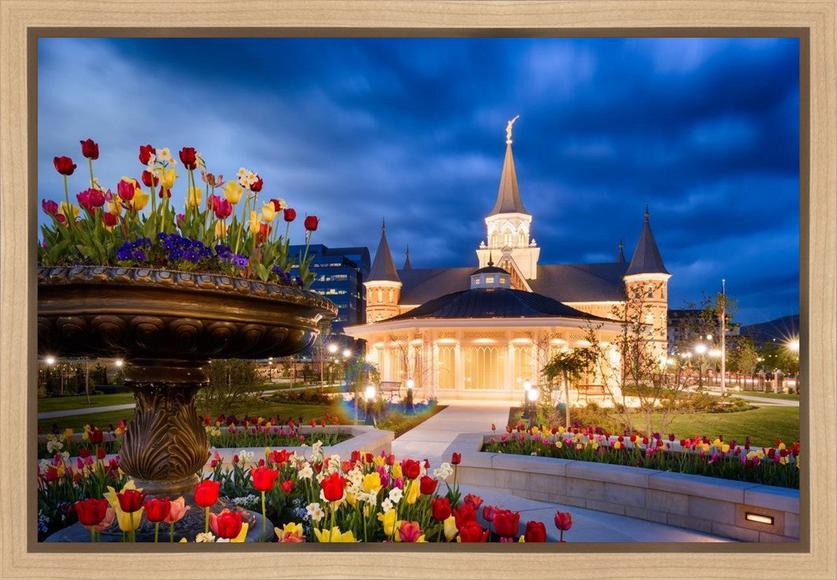 Provo City Center - April Showers Bring May Flowers Gallery Wrap