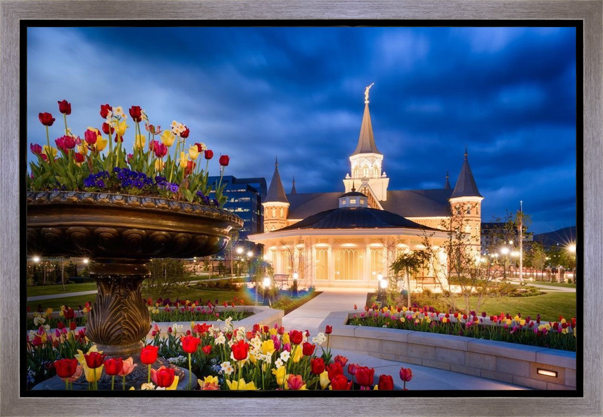 Provo City Center - April Showers Bring May Flowers Gallery Wrap