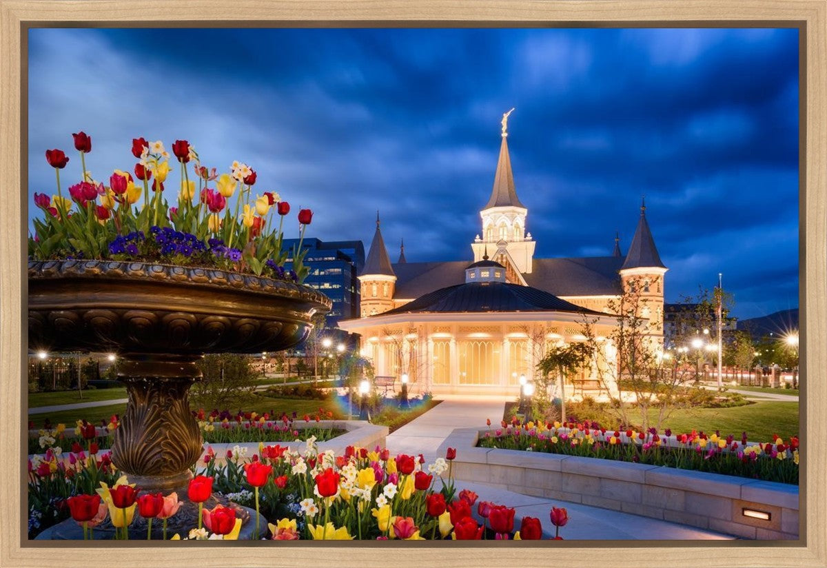 Provo City Center - April Showers Bring May Flowers Gallery Wrap