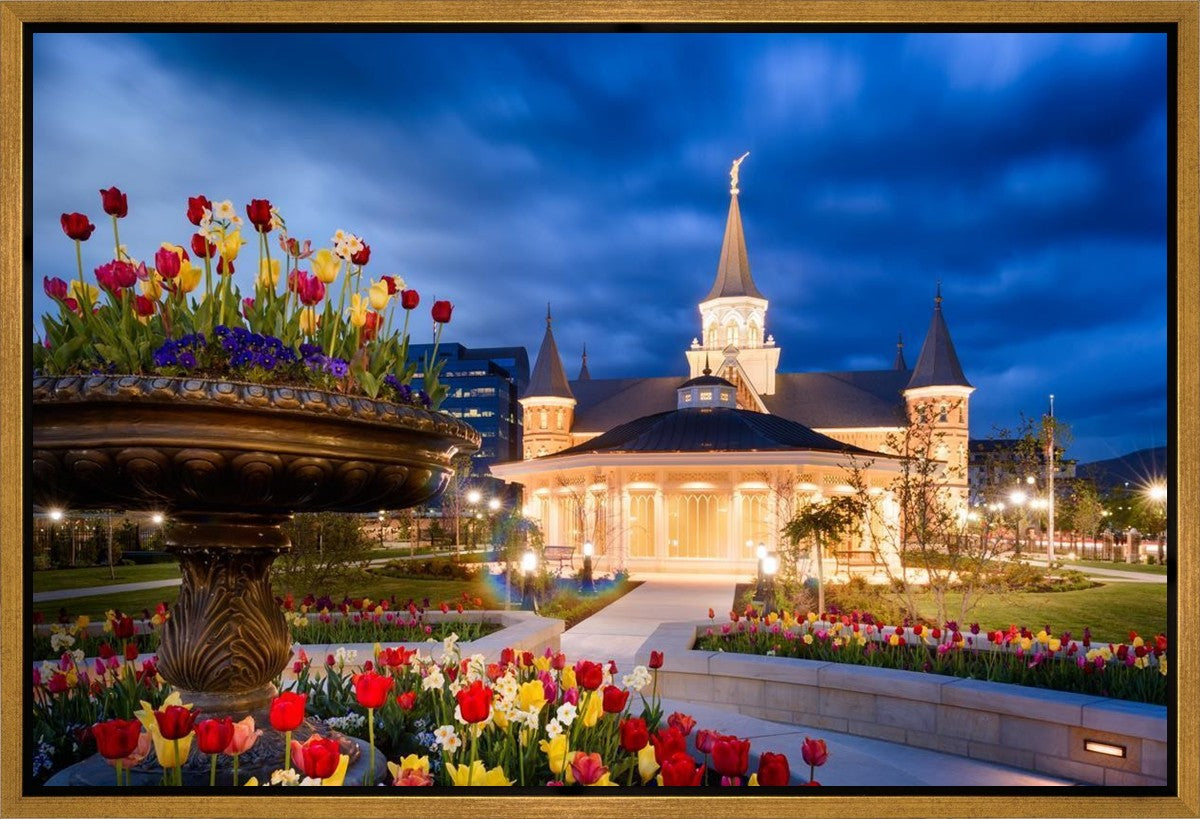 Provo City Center - April Showers Bring May Flowers Gallery Wrap