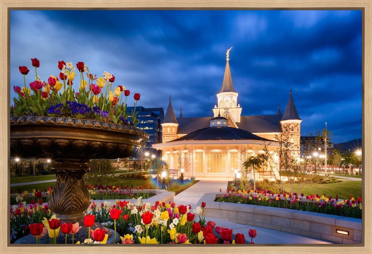 Provo City Center - April Showers Bring May Flowers Gallery Wrap