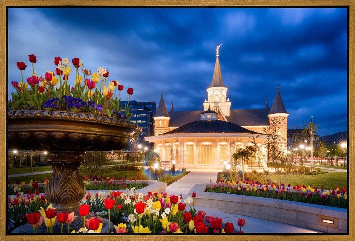 Provo City Center - April Showers Bring May Flowers Gallery Wrap