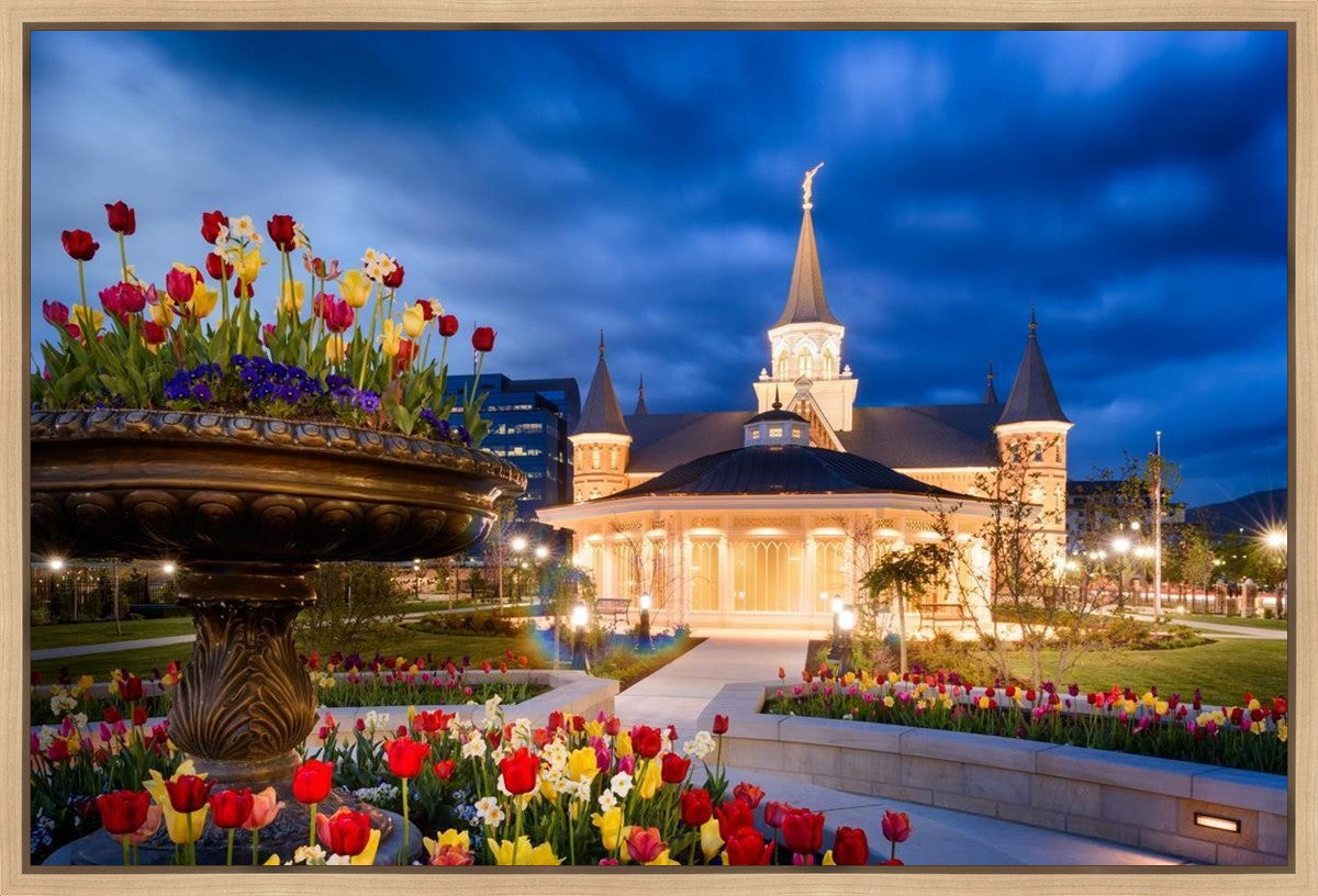 Provo City Center - April Showers Bring May Flowers Gallery Wrap
