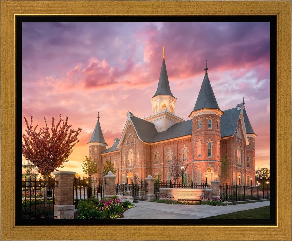 Provo City Center - Like A Fire Is Burning Gallery Wrap