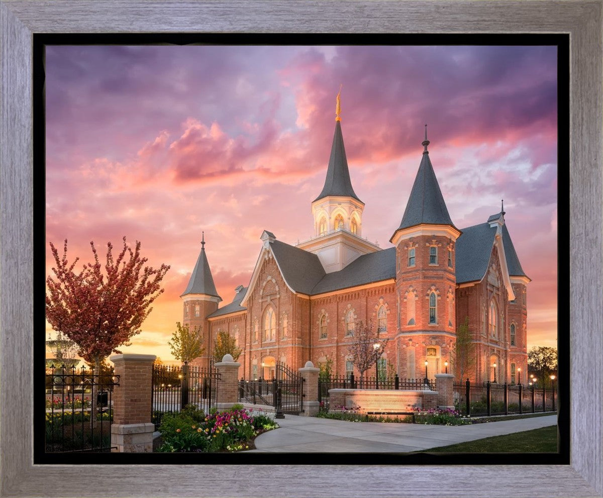 Provo City Center - Like A Fire Is Burning Gallery Wrap