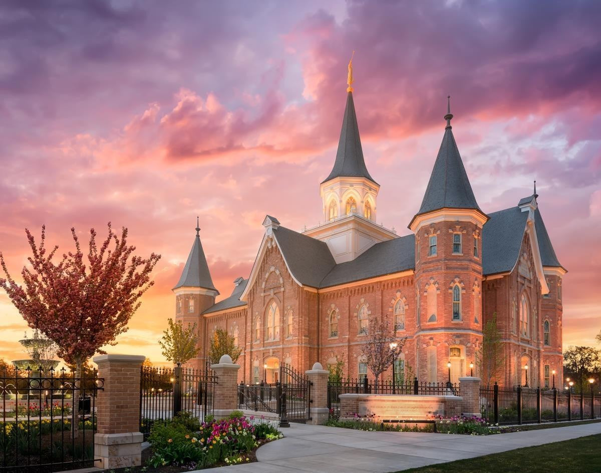 Provo City Center - Like A Fire Is Burning Gallery Wrap