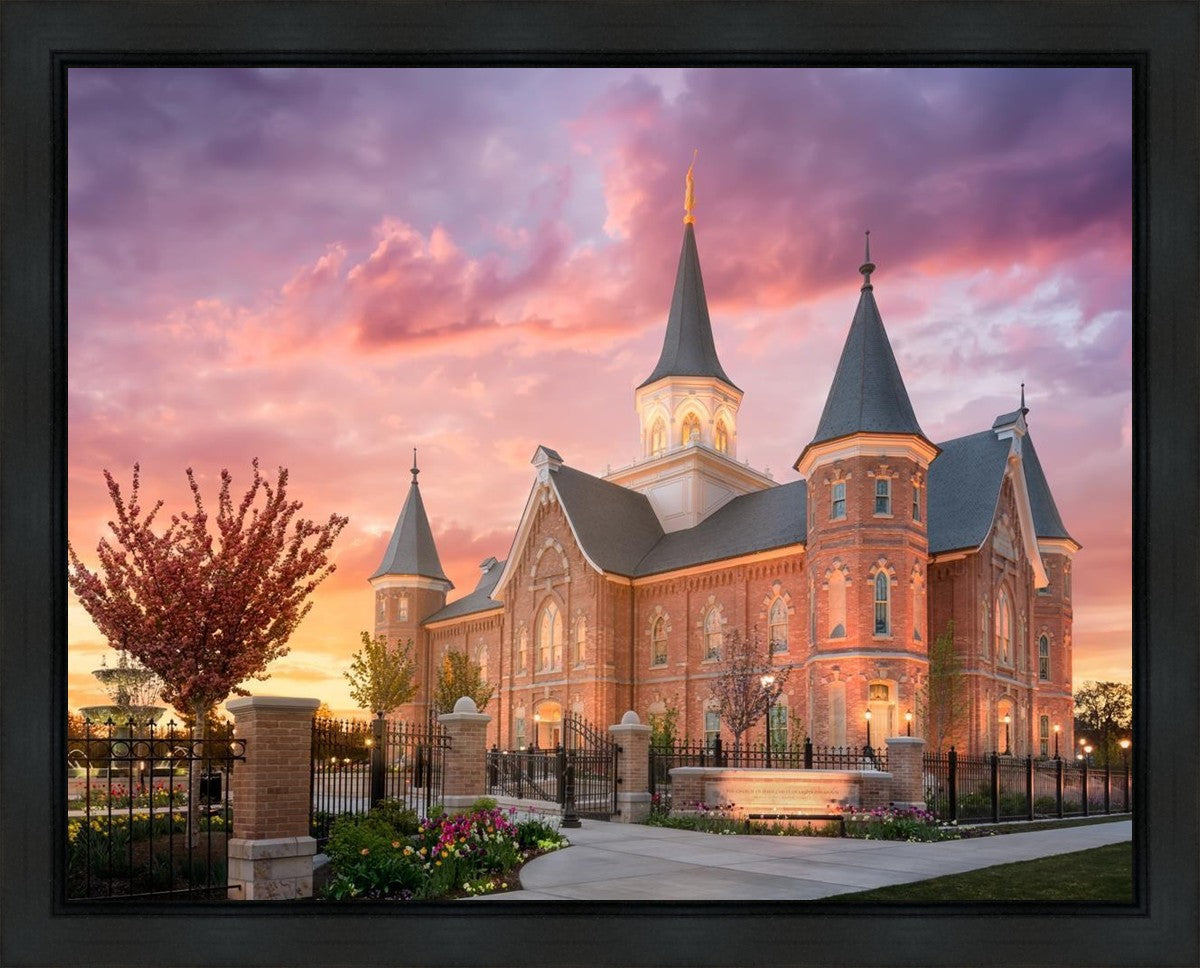 Provo City Center - Like A Fire Is Burning Gallery Wrap