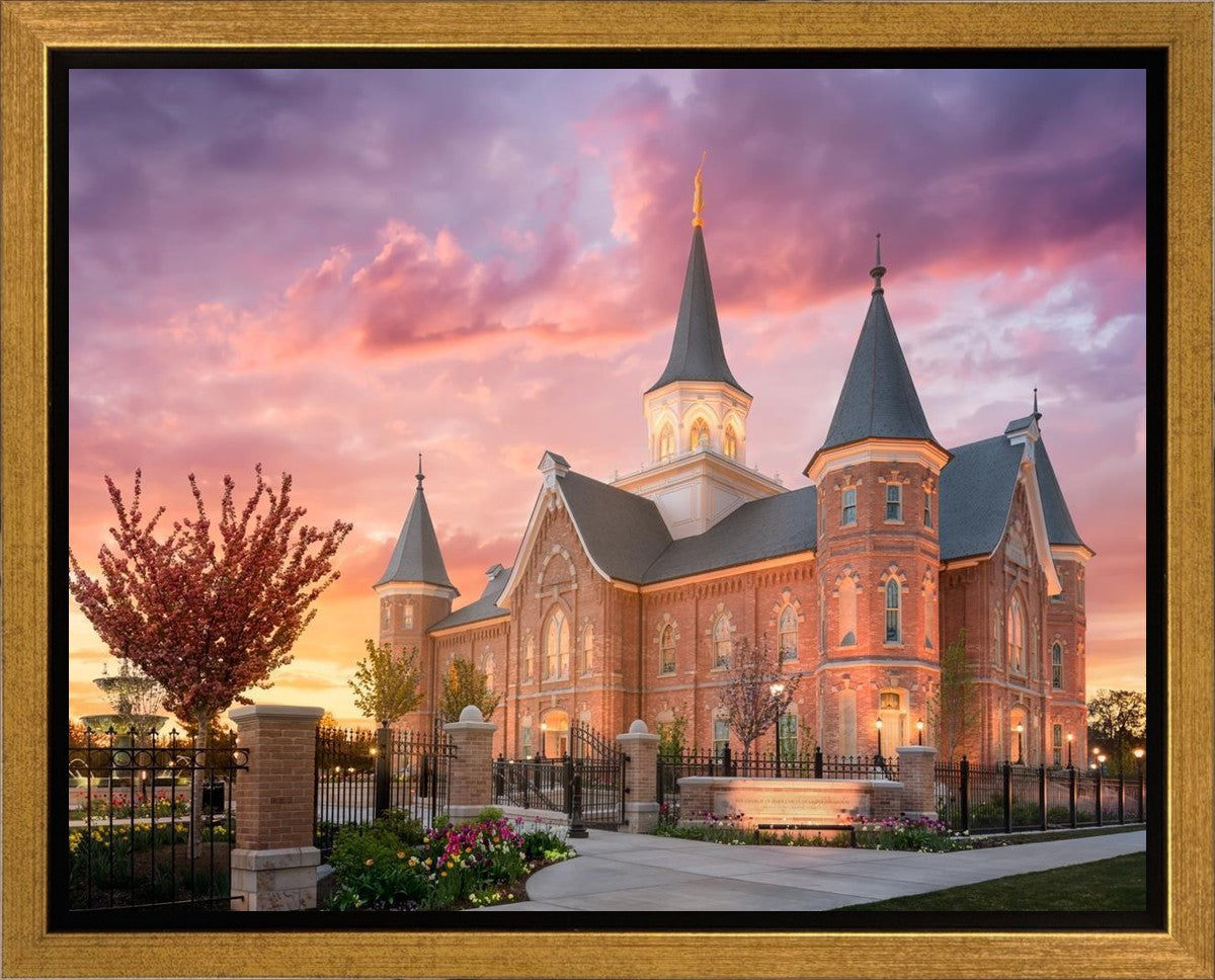 Provo City Center - Like A Fire Is Burning Gallery Wrap