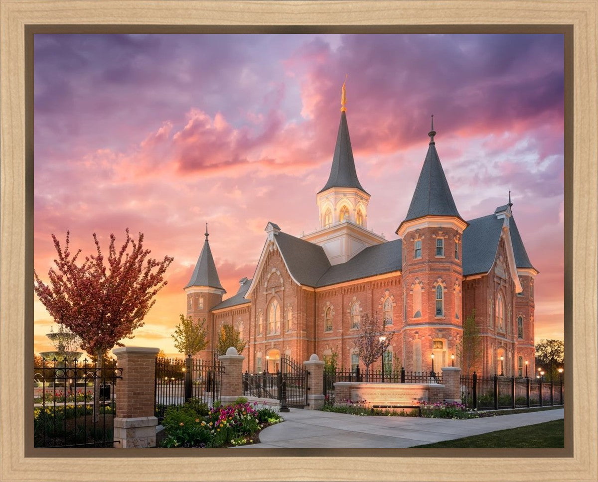 Provo City Center - Like A Fire Is Burning Gallery Wrap