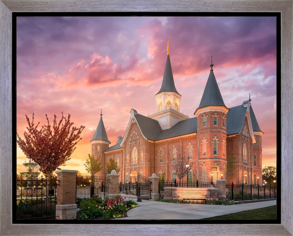 Provo City Center - Like A Fire Is Burning Gallery Wrap