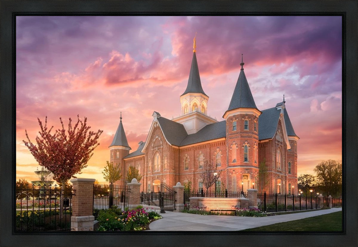 Provo City Center - Like A Fire Is Burning Gallery Wrap