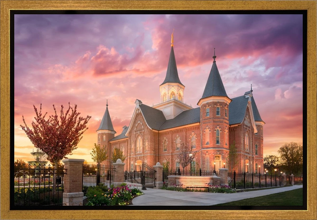 Provo City Center - Like A Fire Is Burning Gallery Wrap