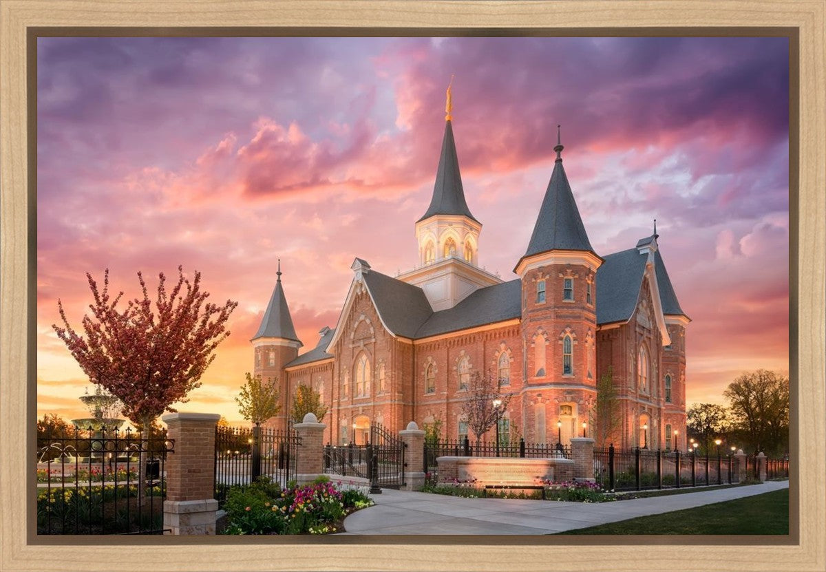 Provo City Center - Like A Fire Is Burning Gallery Wrap