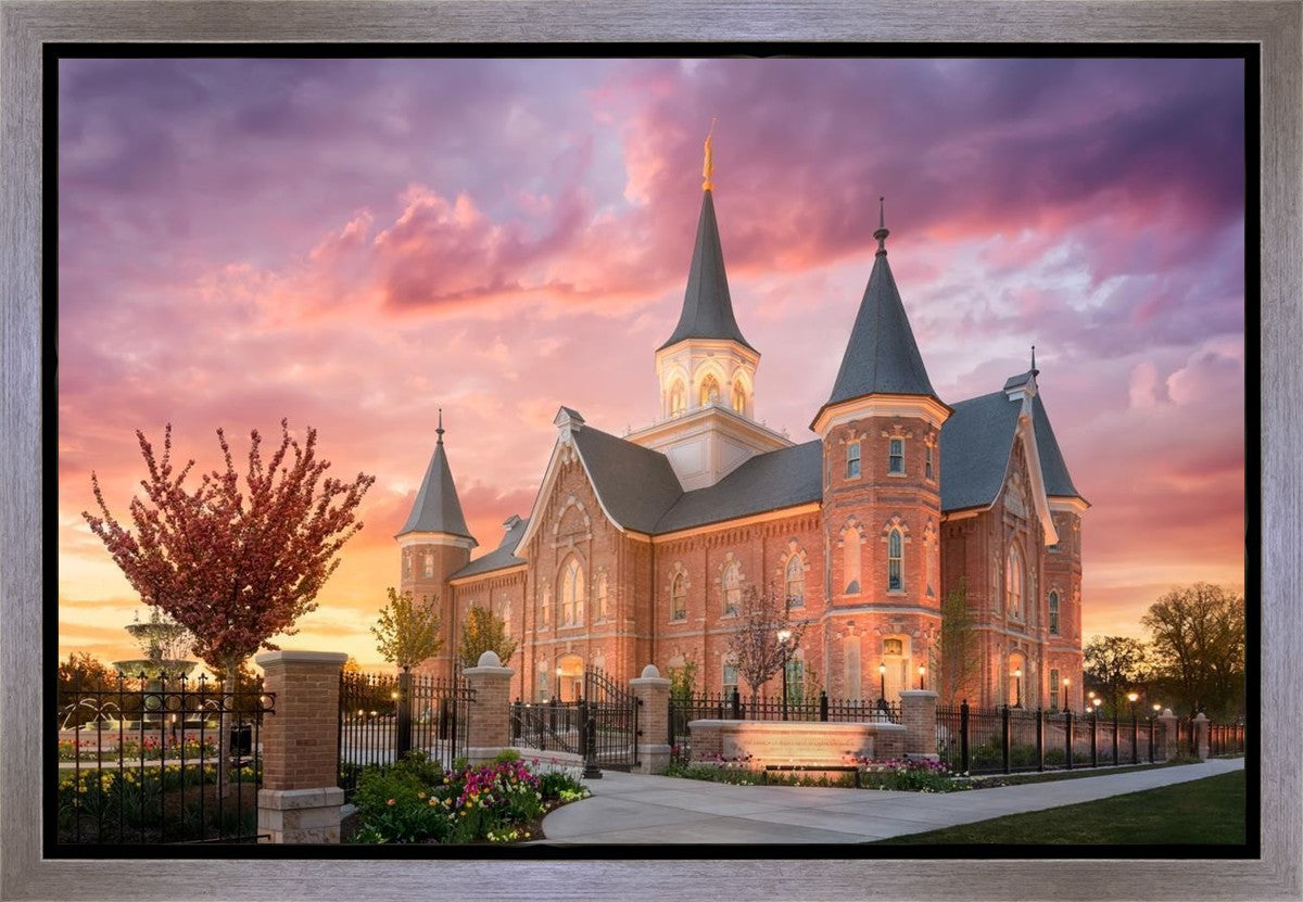 Provo City Center - Like A Fire Is Burning Gallery Wrap