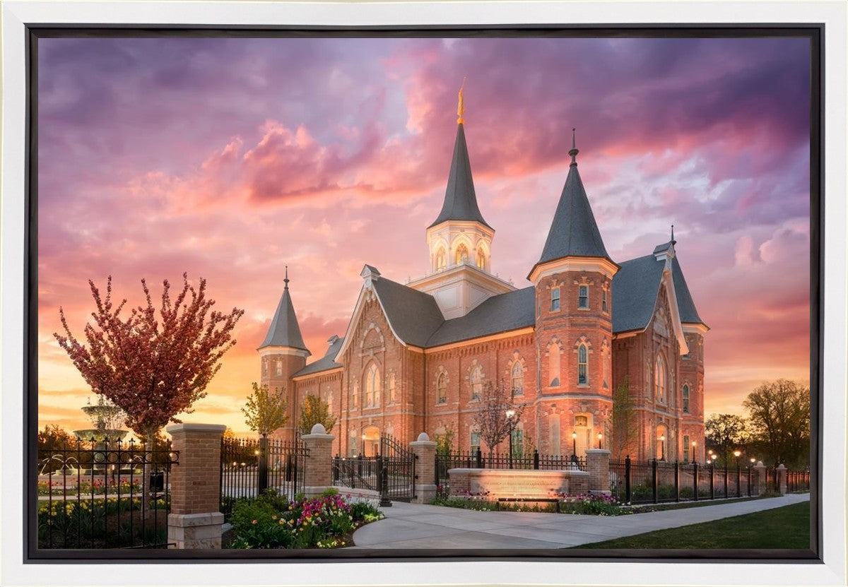 Provo City Center - Like A Fire Is Burning Gallery Wrap