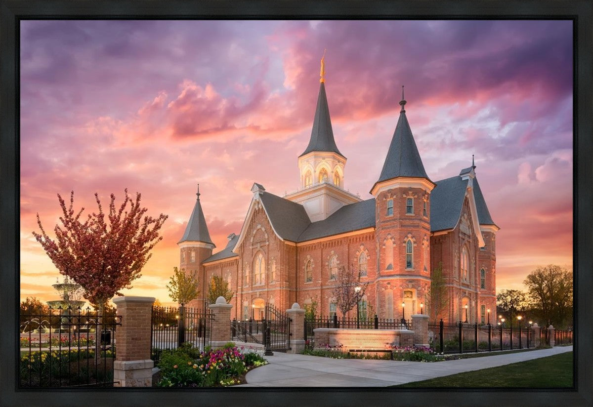 Provo City Center - Like A Fire Is Burning Gallery Wrap
