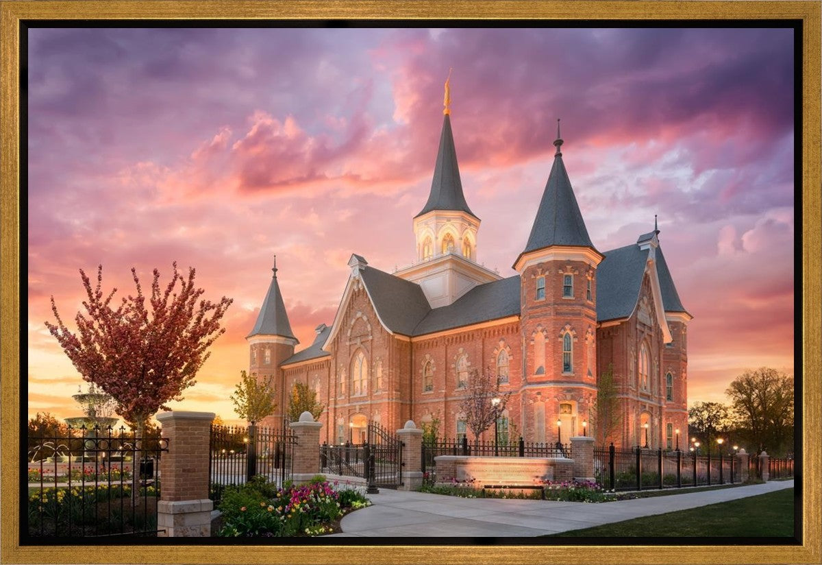 Provo City Center - Like A Fire Is Burning Gallery Wrap