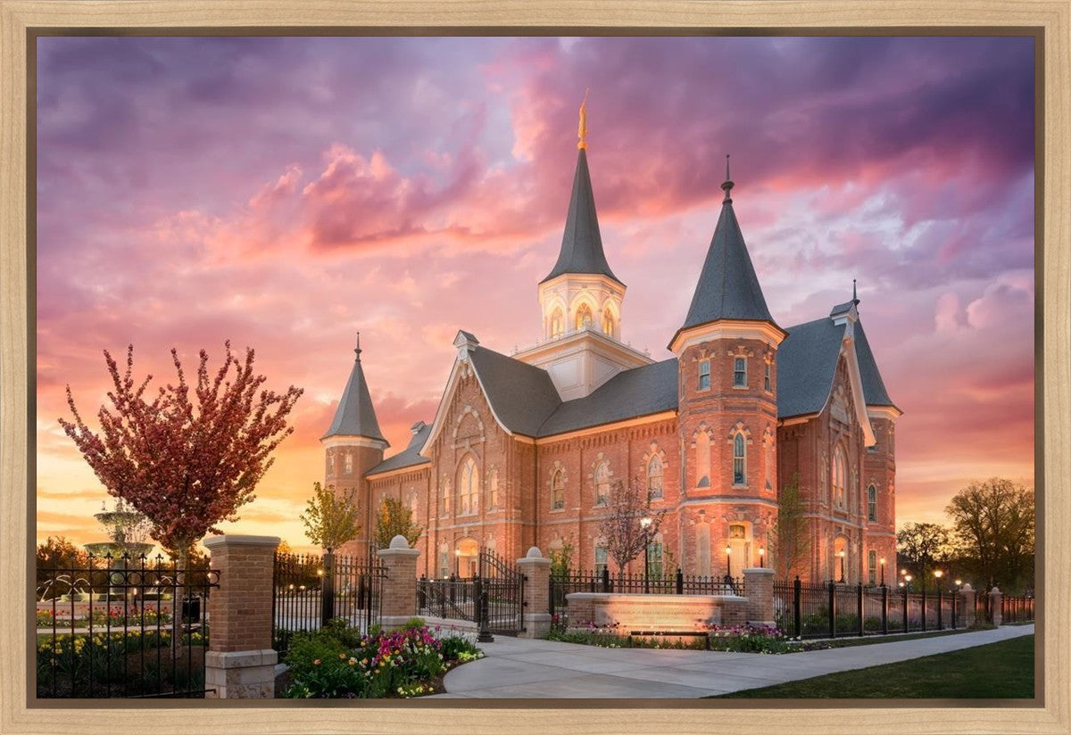 Provo City Center - Like A Fire Is Burning Gallery Wrap