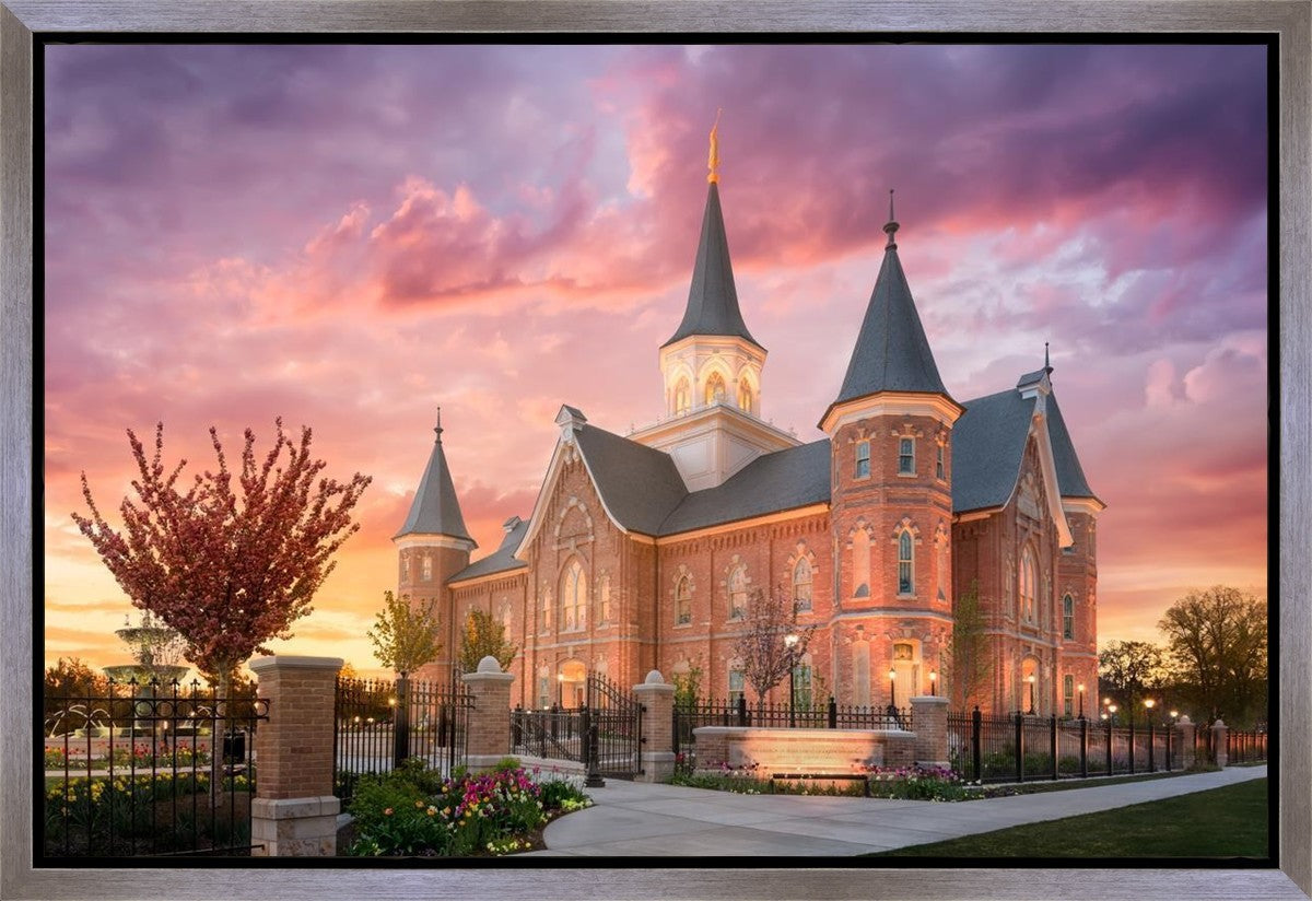 Provo City Center - Like A Fire Is Burning Gallery Wrap