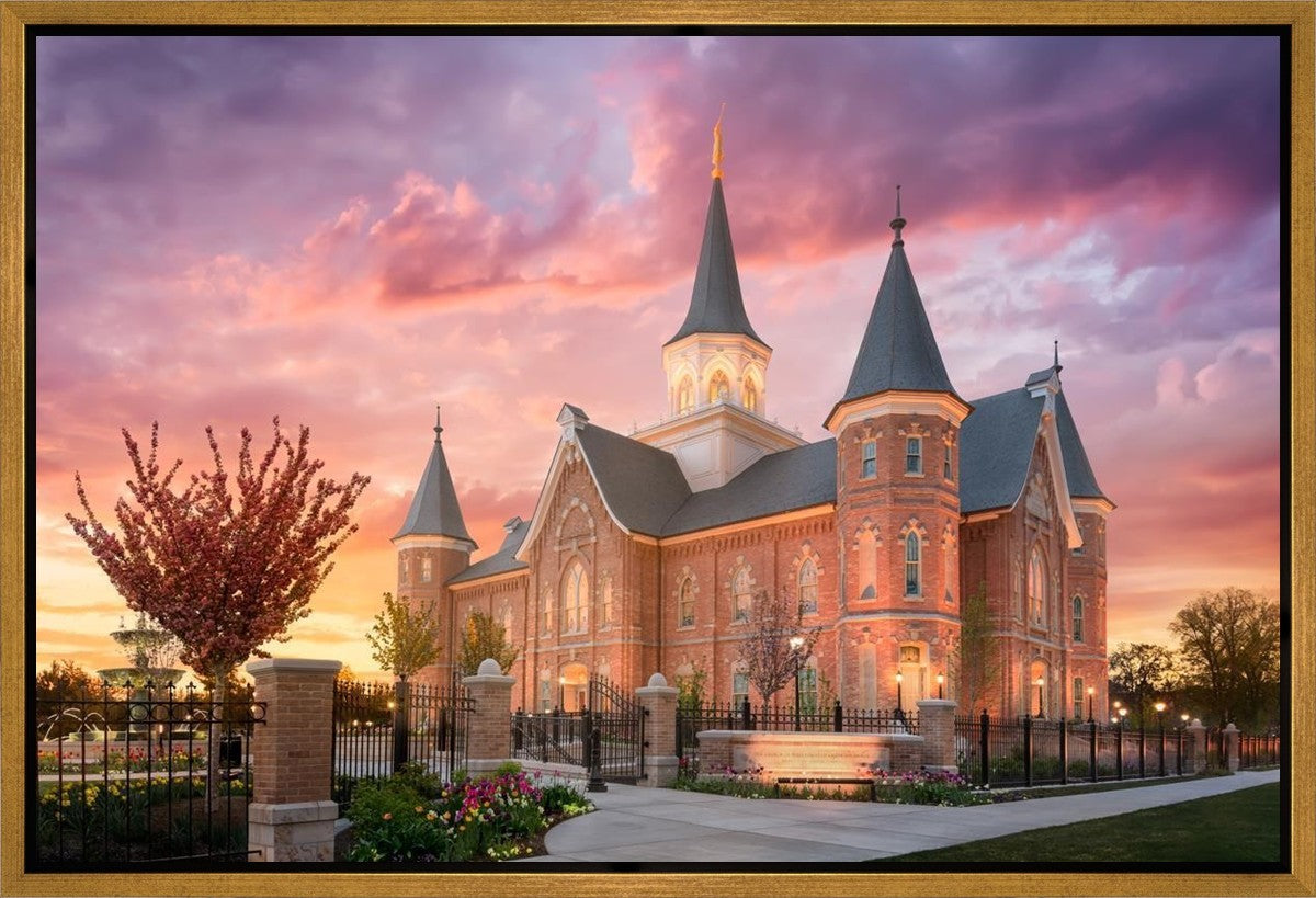 Provo City Center - Like A Fire Is Burning Gallery Wrap