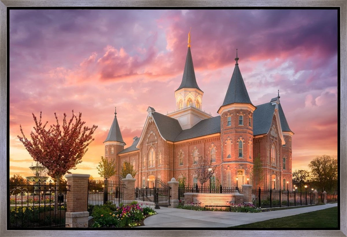 Provo City Center - Like A Fire Is Burning Gallery Wrap