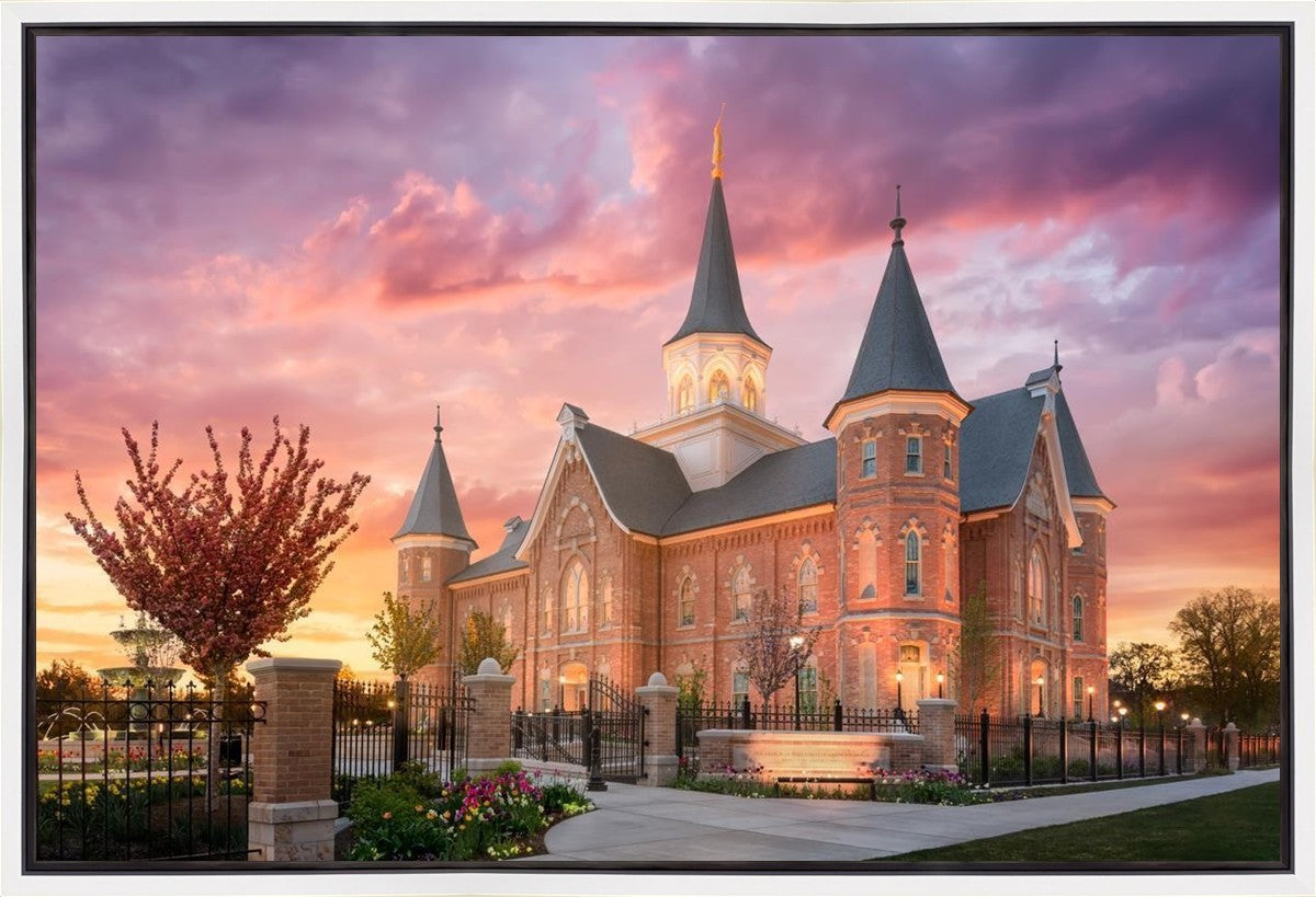 Provo City Center - Like A Fire Is Burning Gallery Wrap