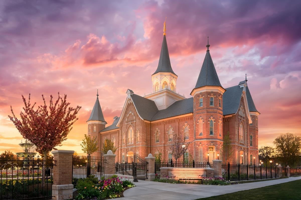 Provo City Center - Like A Fire Is Burning Gallery Wrap