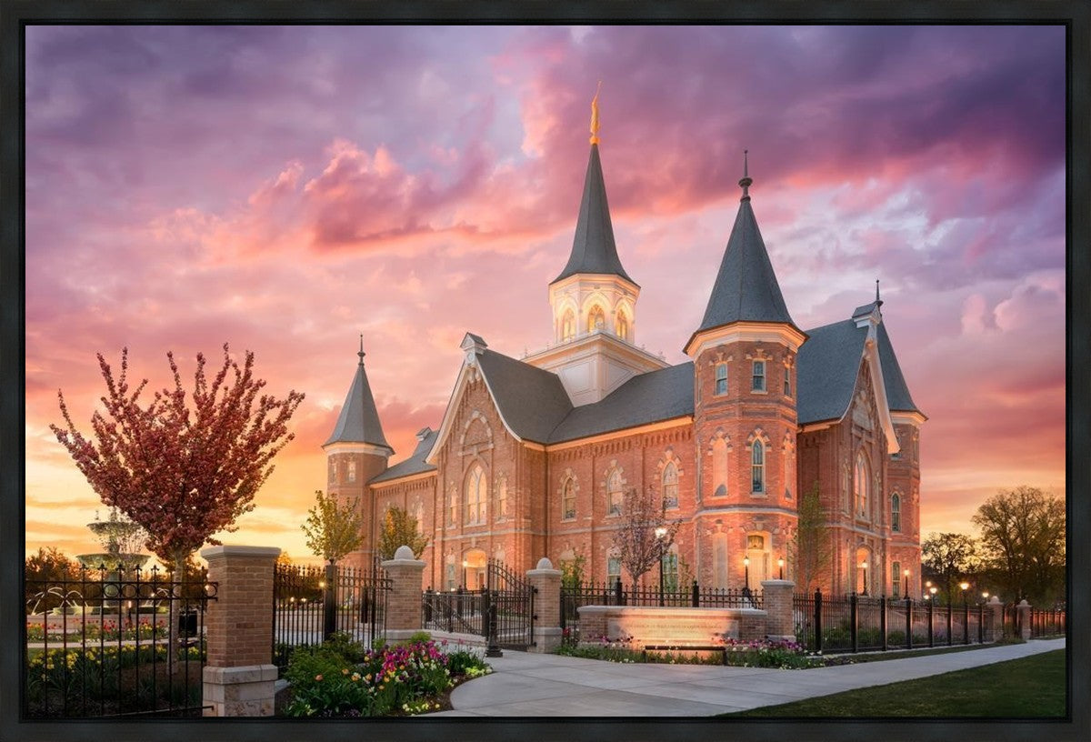 Provo City Center - Like A Fire Is Burning Gallery Wrap