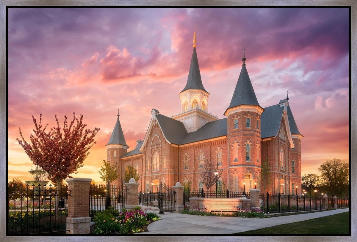 Provo City Center - Like A Fire Is Burning Gallery Wrap