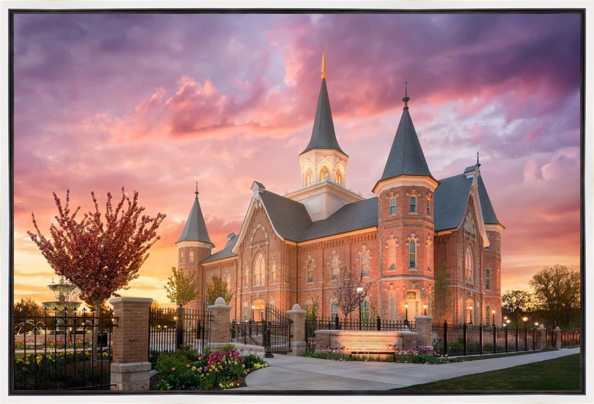 Provo City Center - Like A Fire Is Burning Gallery Wrap