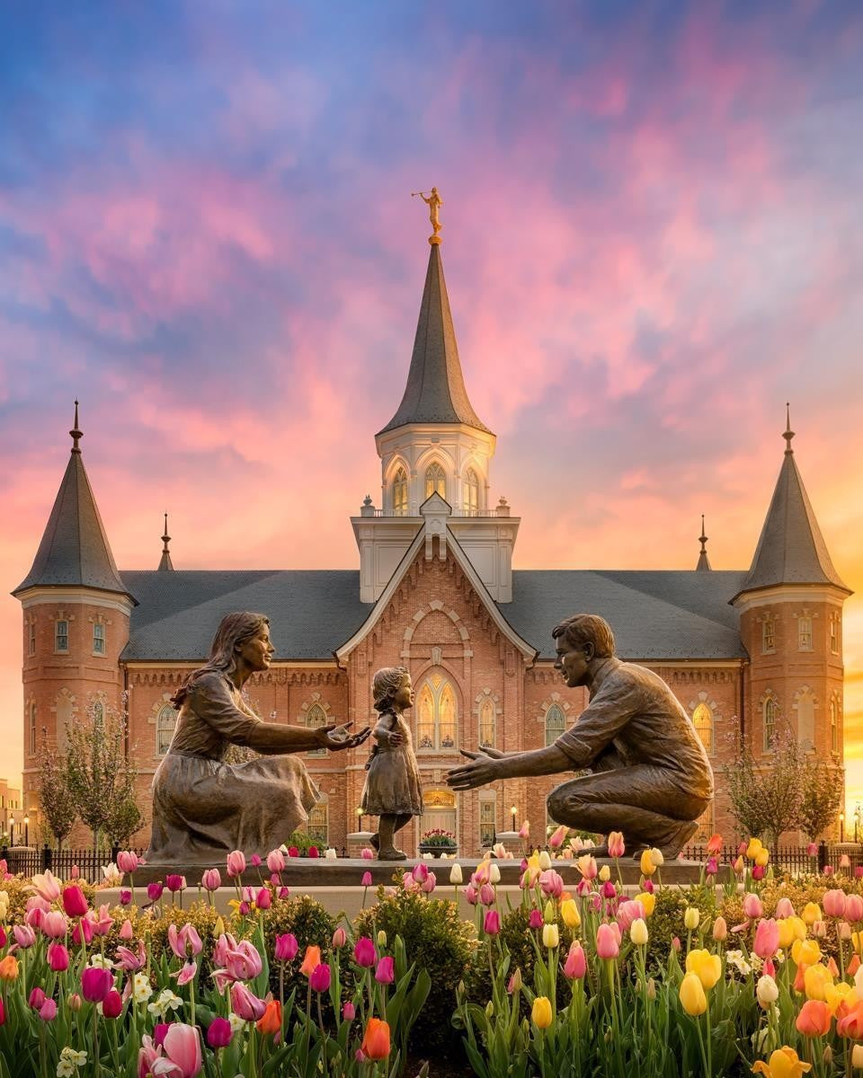 Provo City Center Families Are Forever Gallery Wrap