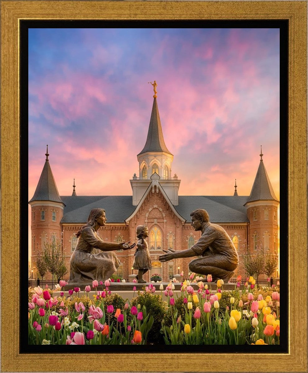 Provo City Center Families Are Forever Gallery Wrap