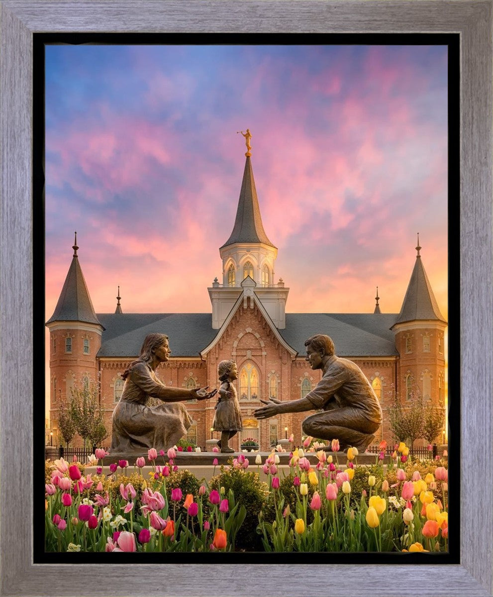 Provo City Center Families Are Forever Gallery Wrap