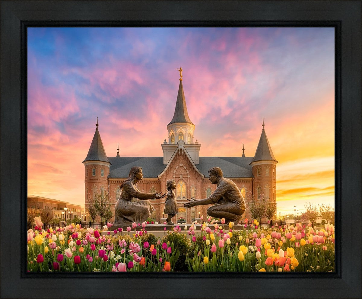 Provo City Center Families Are Forever Gallery Wrap