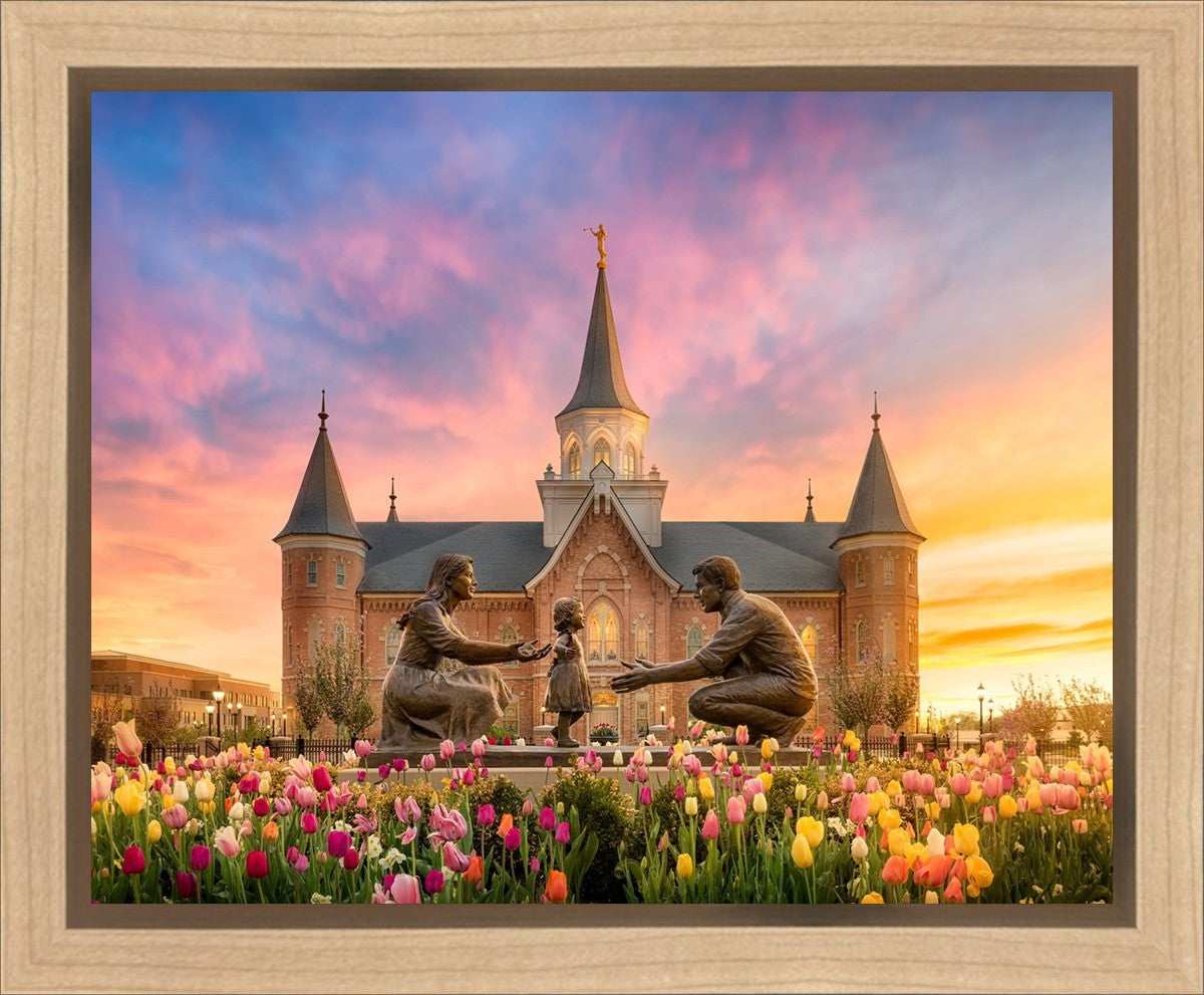Provo City Center Families Are Forever Gallery Wrap